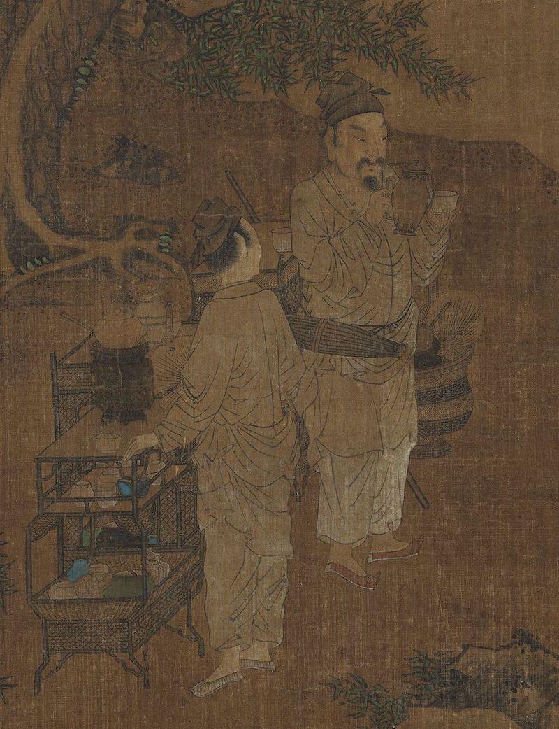 重拾“圍爐煮茶”文化，一起看看故宮藏畫(huà)里的“圍爐煮茶”[精制鋼圍爐茶桌](圖9)