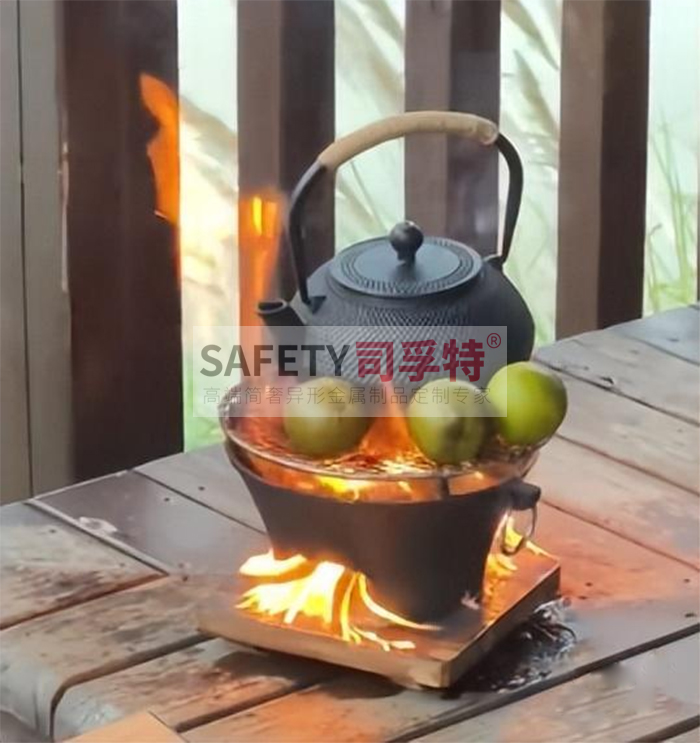 圍爐煮茶小貼士：火災(zāi)、中毒、燙傷需防范[精制鋼圍爐茶桌](圖1)