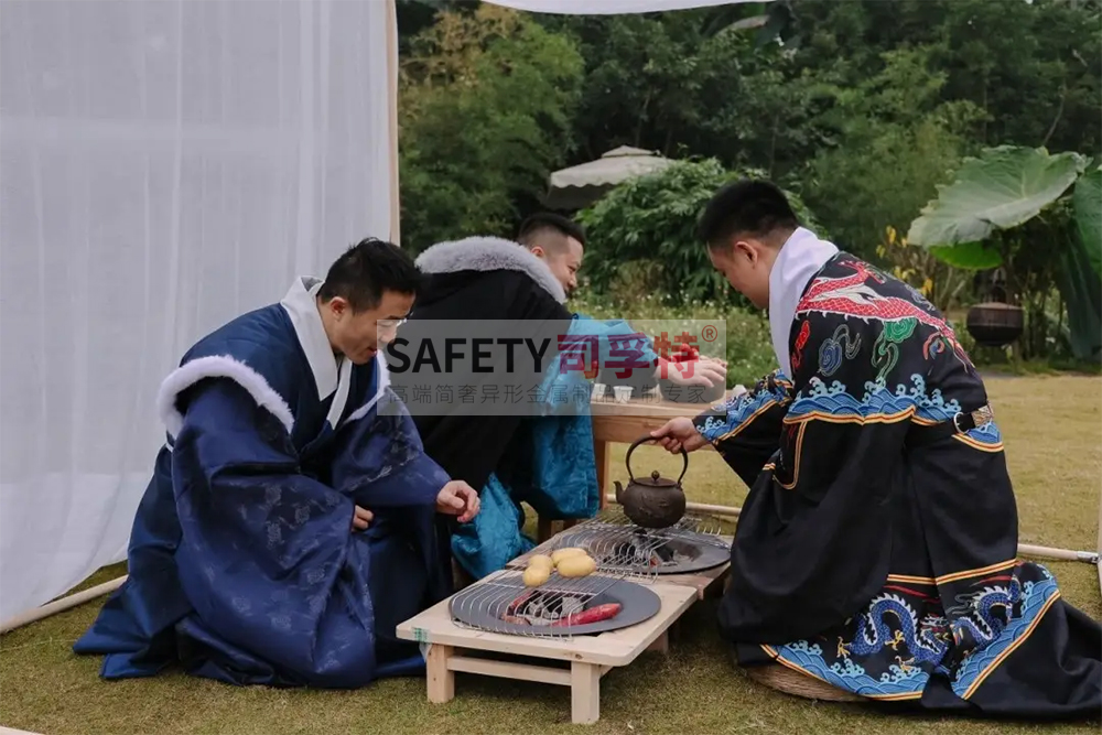“圍爐煮茶”與非遺相互引流，潮流與文化傳承并不沖突[精致鋼圍爐，炭火爐](圖2)