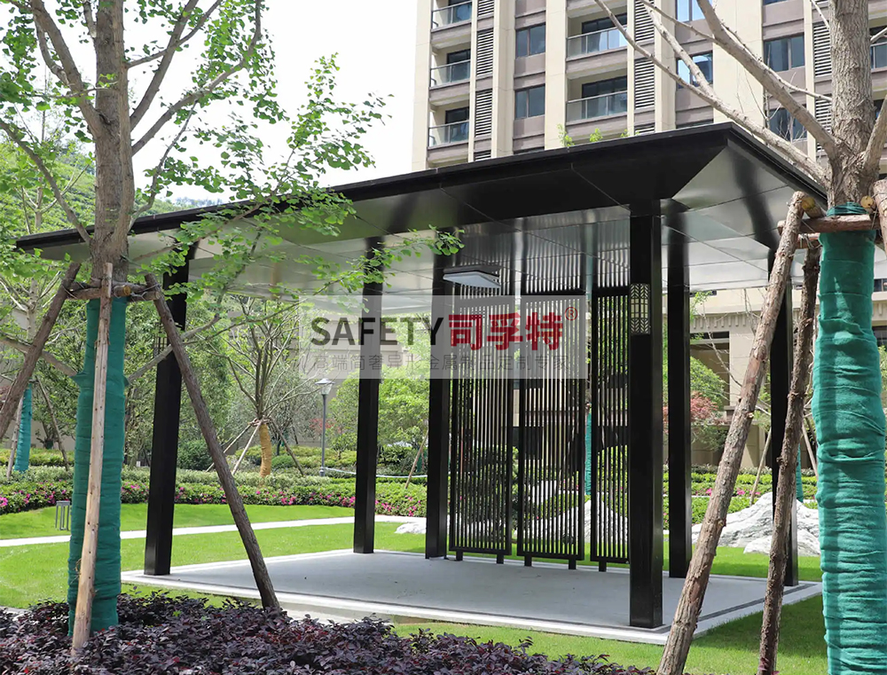 精制不銹鋼涼亭逐漸代替木質涼亭，精制不銹鋼涼亭有哪些優(yōu)勢(圖3)
